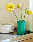 Arcs Vase in Green by HAY