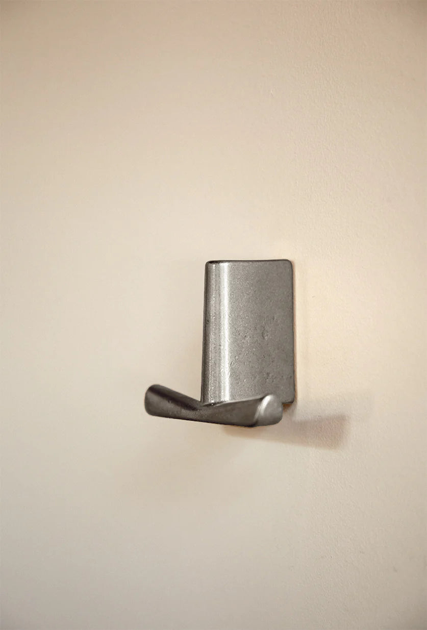 Ala Wall Hook 100mm Aluminium by Henry Wilson
