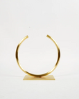 Almost a Circle Vase in Brass by Anna Varendorff