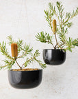 Glazed Earth Hanging Planters by Angus & Celeste