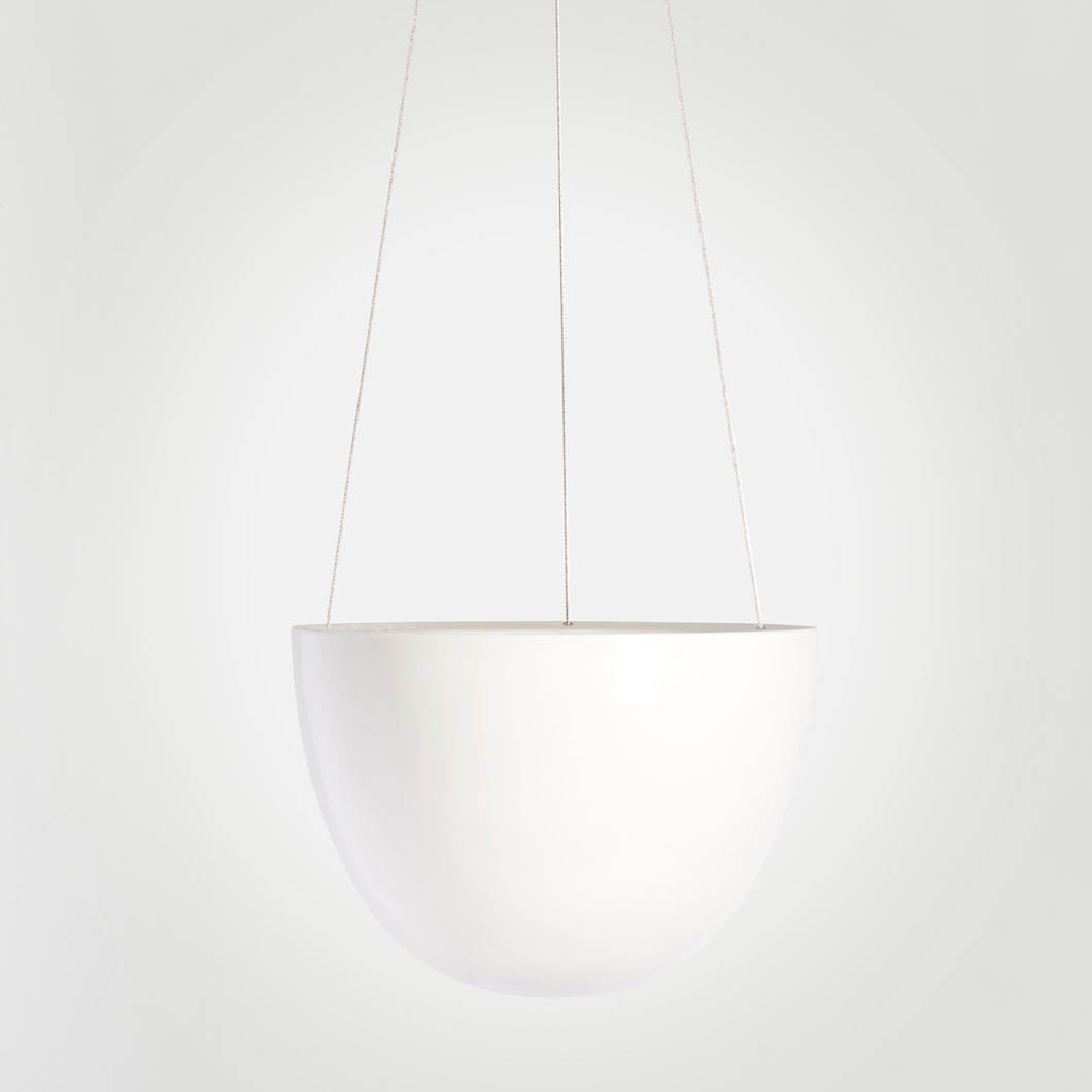 White Hanging Planter by Angus &amp; Celeste