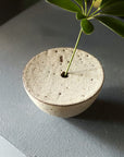 Stoneware Bud Vase in Pebble by Kristin Olds