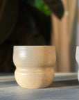Stoneware Curve Cup in Stone by Kristin Olds