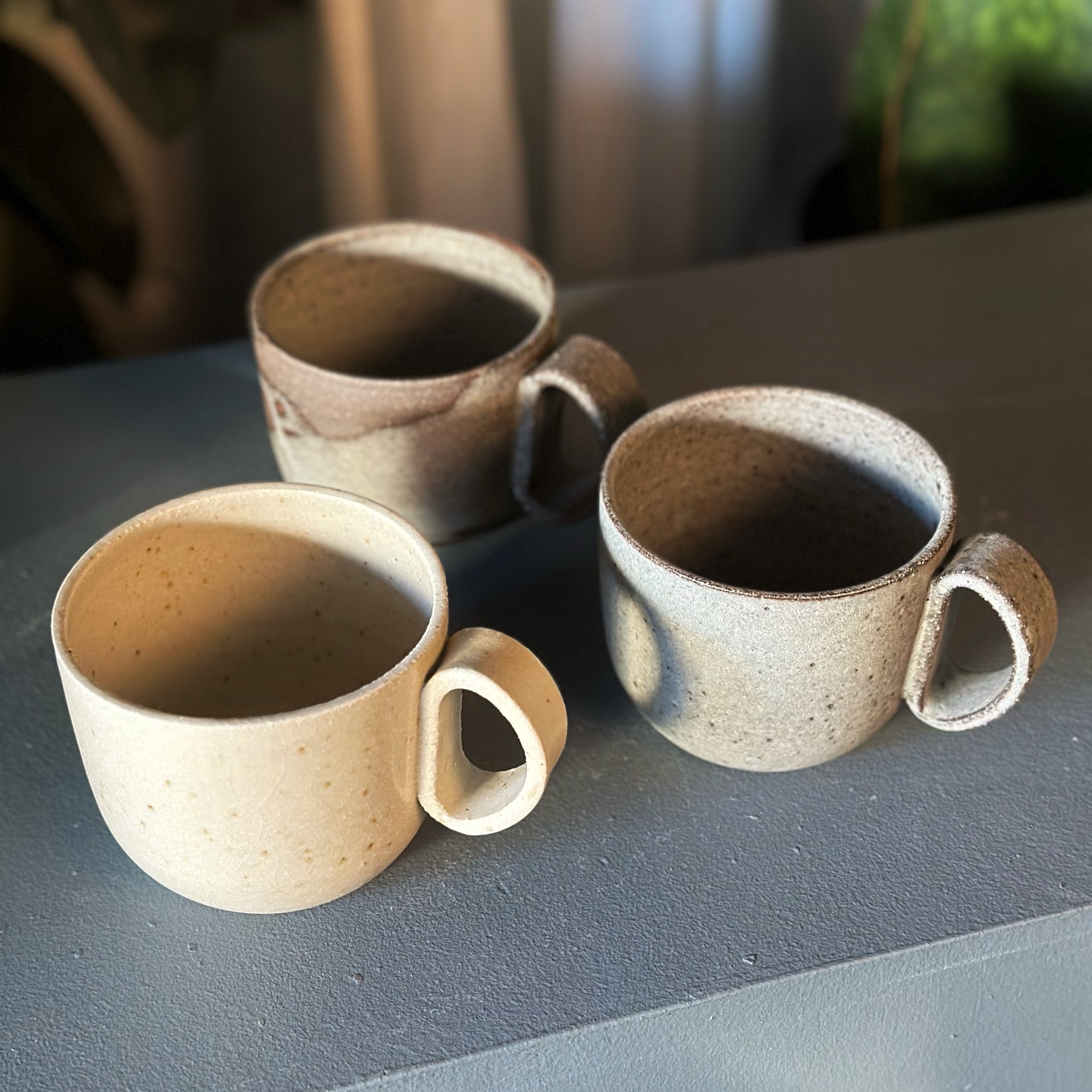 Stoneware Mug in Dark Drip by Kristin Olds