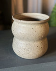 Stoneware Curve Vase in Pebble by Kristin Olds