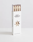 Garlic Chandelles in Ivory - 4 Tapered Candles by Maison Balzac