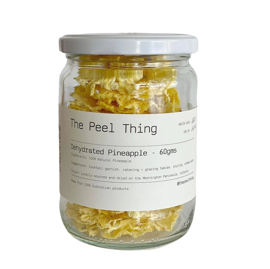 Dehydrated Pineapple 60g by The Peel Thing