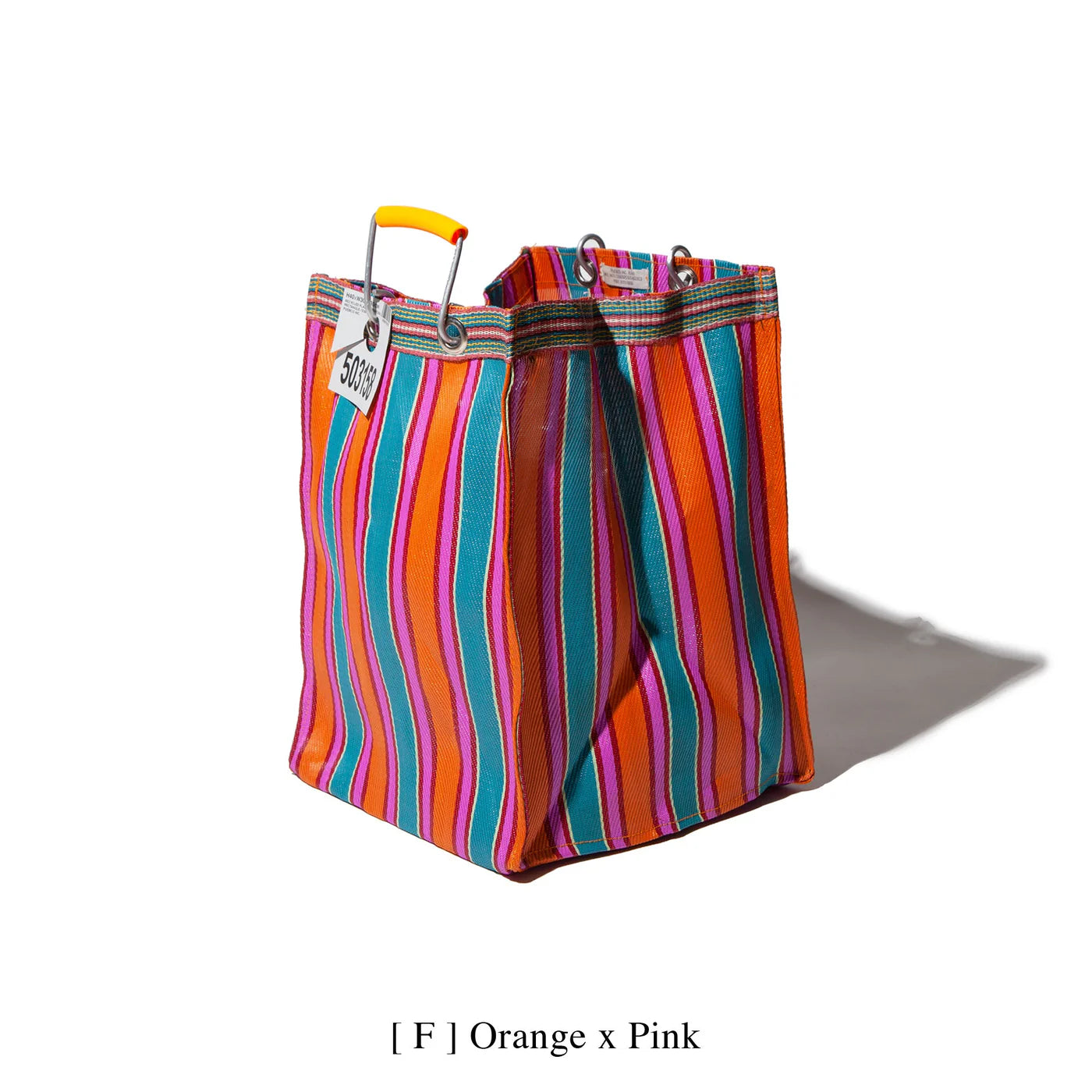 Recycled Plastic Stripe Bag by Puebco