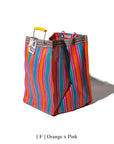 Recycled Plastic Stripe Bag by Puebco