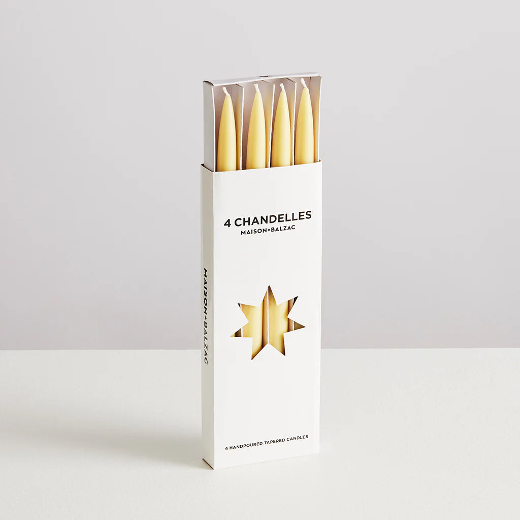 4 Chandelles - Tapered Candles by Maison Balzac