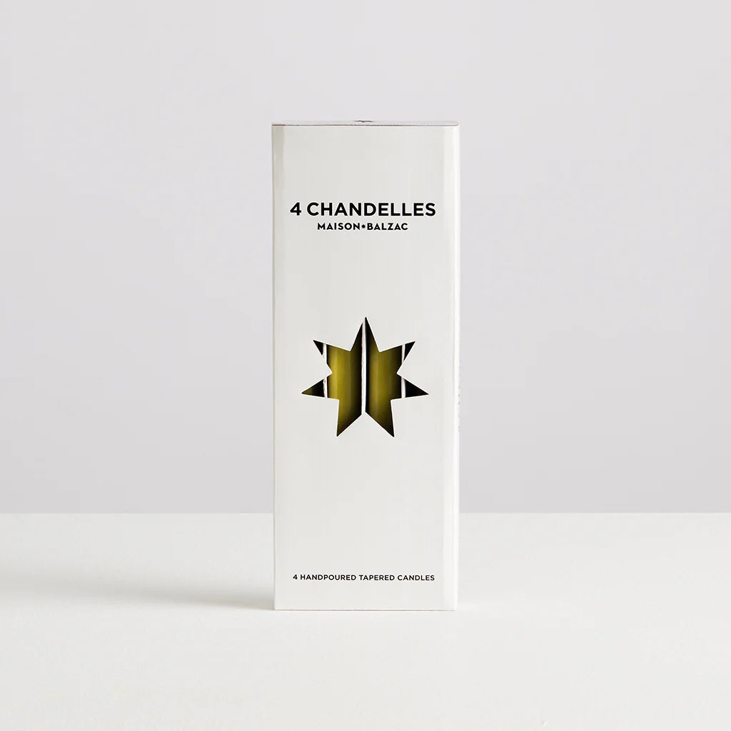 4 Chandelles - Tapered Candles by Maison Balzac