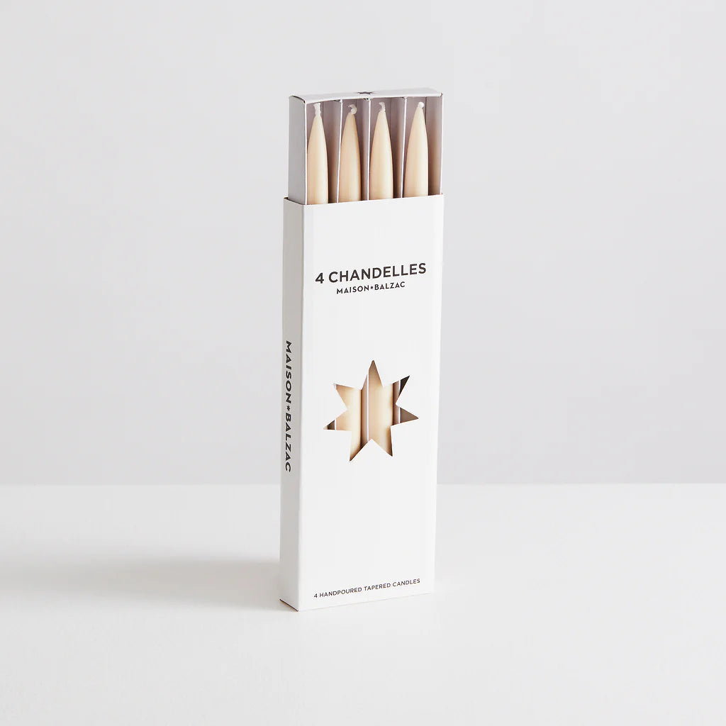 4 Chandelles - Tapered Candles by Maison Balzac
