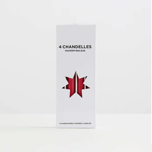 4 Chandelles - Tapered Candles by Maison Balzac