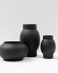 Black Arena Vase by Papaya - THE PLANT SOCIETY