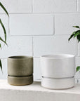 Cora Planter by The Plant Society in Quartz - Matt - THE PLANT SOCIETY