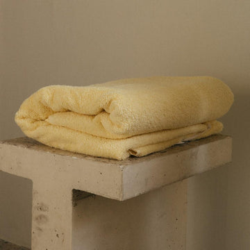 Pale Yellow Heavy Towel by FRAMA