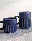 Blue Fluted Cup by Arcadia Scott