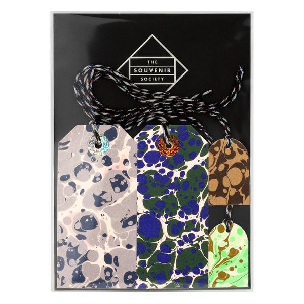Marbling Season &#39;Stone Collection&#39; Gift Tag Set by The Souvenir Society - THE PLANT SOCIETY