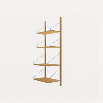 IN-STOCK I Shelf Library H1148cm  W40cm by FRAMA | Natural