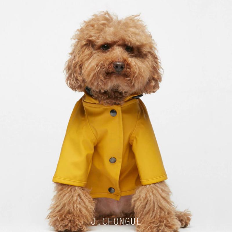 Sarah Dog Raincoat in Plain Spectra Yellow by The Painter's Wife - THE PLANT SOCIETY