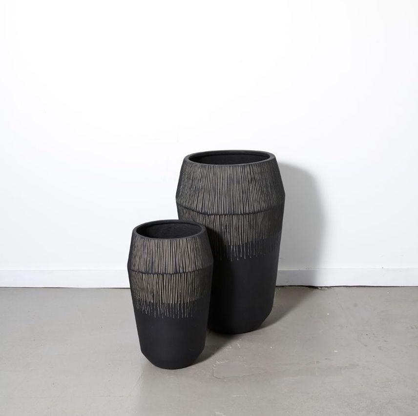 Marmont Tall Black Planter by Papaya - THE PLANT SOCIETY