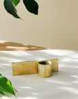 Fundament Candle Holders Brass by FRAMA - THE PLANT SOCIETY