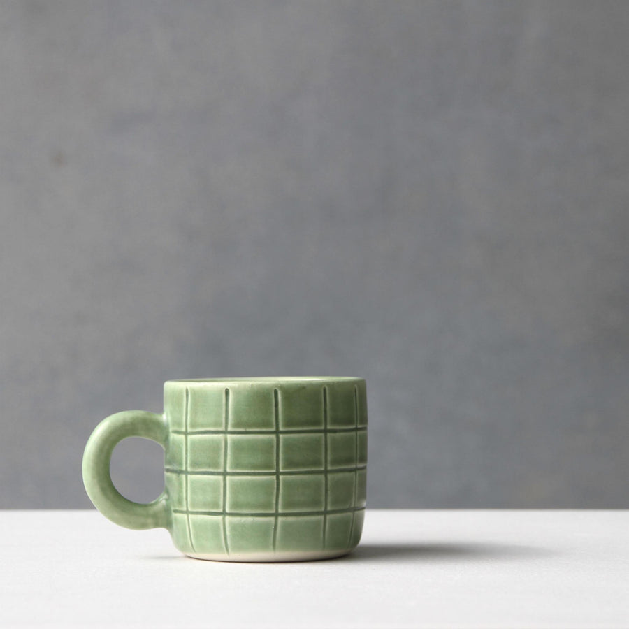 Grid Mug by Arcadia Scott