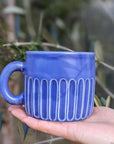 Blue Fluted Cup by Arcadia Scott