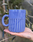 Blue Fluted Cup by Arcadia Scott