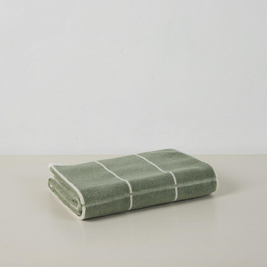 Miles Organic Cotton Bath Sheet by Baina - THE PLANT SOCIETY