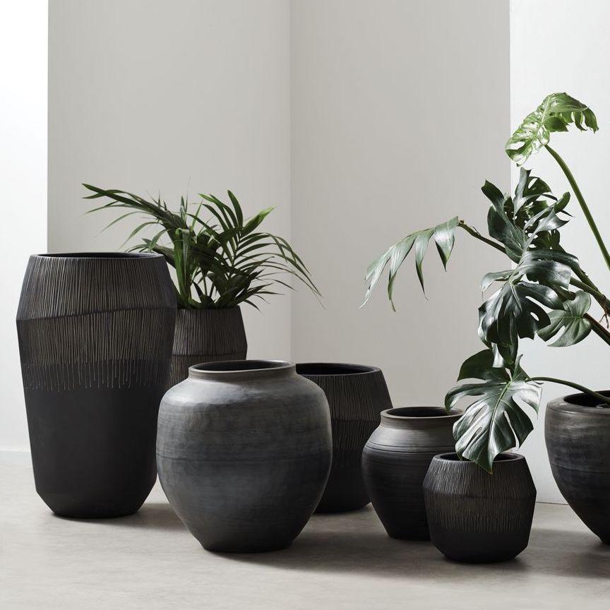 Marmont Tall Black Planter by Papaya - THE PLANT SOCIETY