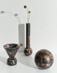 Black Marble Neue Void Incense Burner by Addition Studio