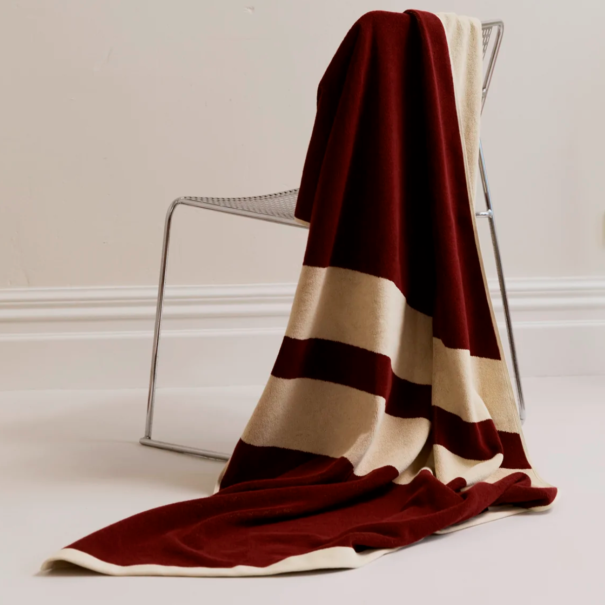 Erin Pool Towel by Baina Maroon&amp;Butter