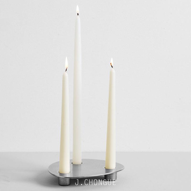 Trio Candle Holder Aluminium by Henry Wilson - THE PLANT SOCIETY