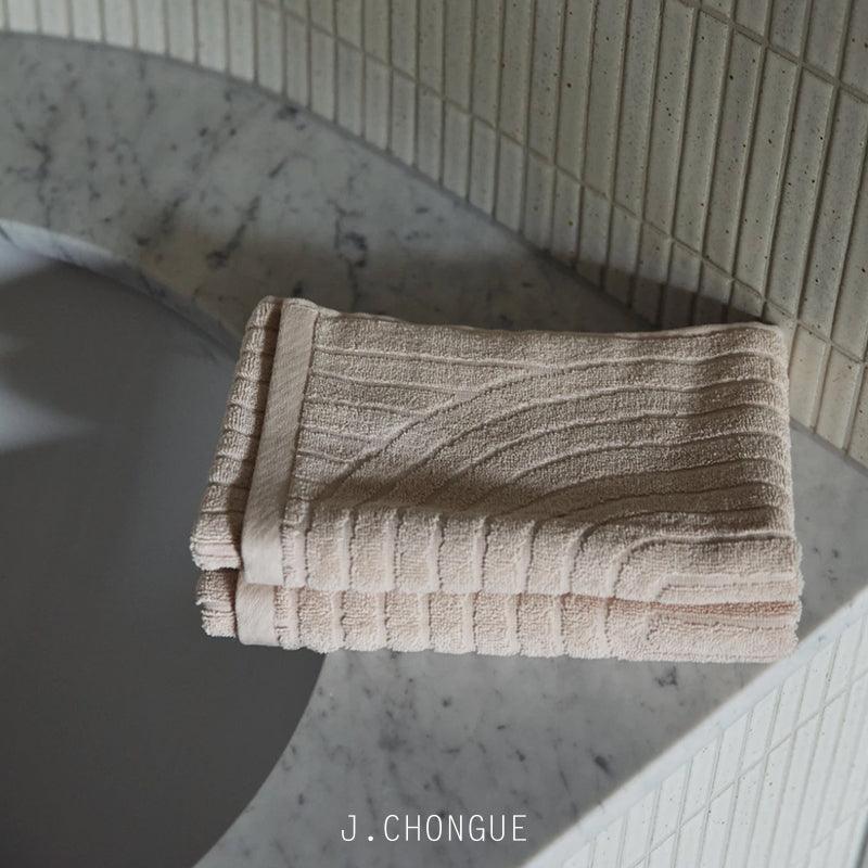 Clovelly Hand Towel in Clay by Baina homeware homewares bathroom gift gifts J Chongue