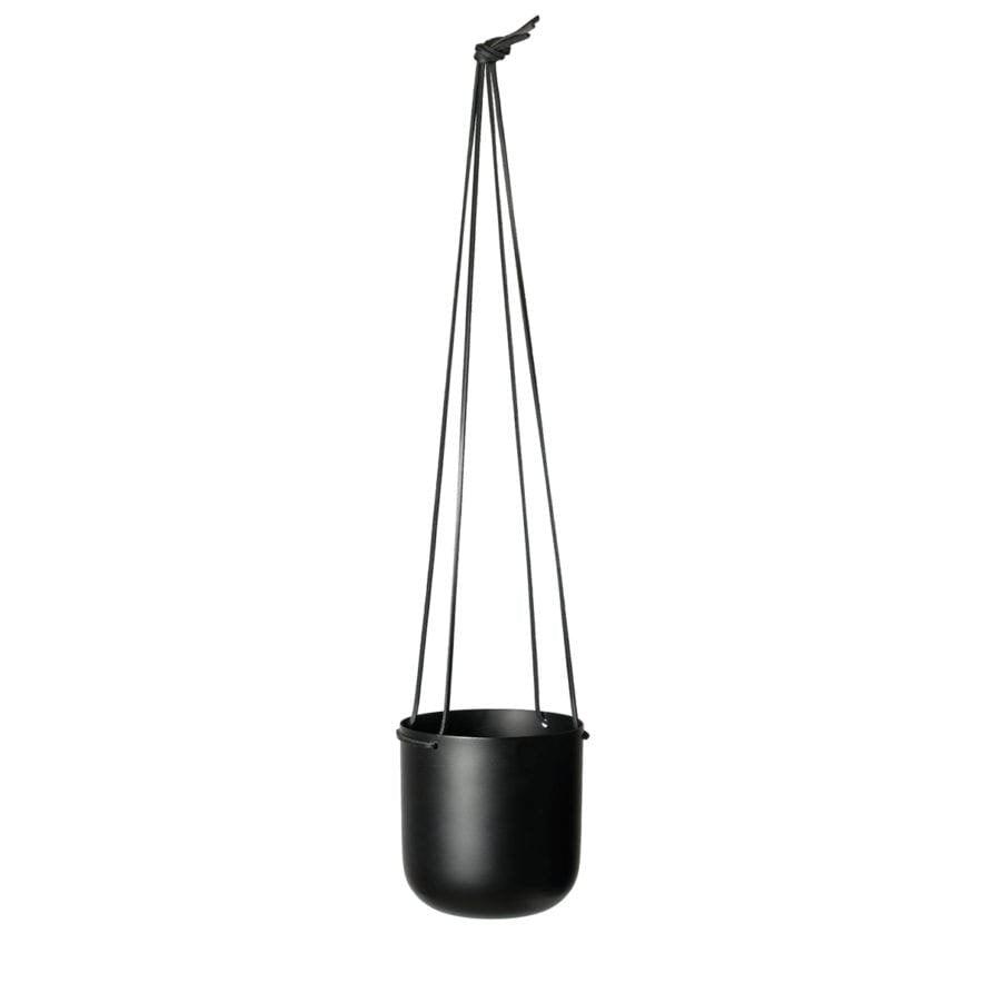 Hanging Planter Black by Lightly Design