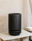 Tall Pier Planter Black by The Plant Society
