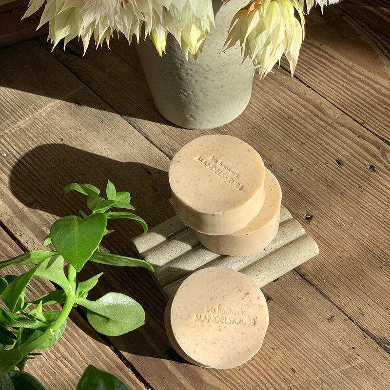 Round Soap Almond by Iris Hantverk - THE PLANT SOCIETY ONLINE OUTPOST