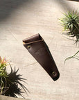 Snips in Leather Pouch case with Tillandsia