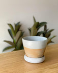 Recycled Clay Glazed Top Wood Fired Planters by Sandra Bowkett