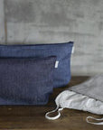 White Romy Pouch by Fog Linen - THE PLANT SOCIETY