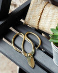 Gardening Scissors in Bamboo Bag - THE PLANT SOCIETY
