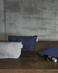 Blue Romy Pouch by Fog Linen