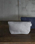 White Romy Pouch by Fog Linen - THE PLANT SOCIETY