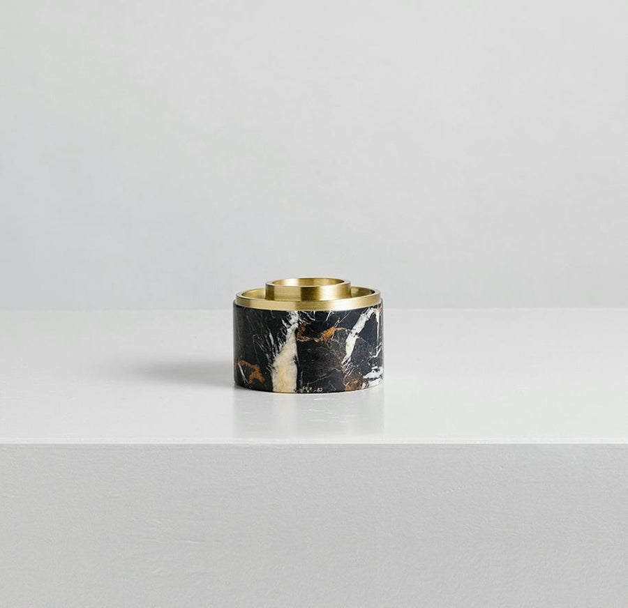 Black Marble Asteroid Oil Burner by Addition Studio - THE PLANT SOCIETY
