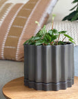Charcoal Tilde Planter by Ella Reweti
