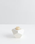 Faceted Marble Candleholder by Maison Balzac